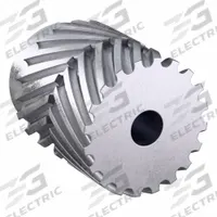 CONTINENTAL Gearbelt Pulley: Plain, 8 mm Pitch, For 50 mm Belt Wd, 20 Teeth, 1/2 in Bore Dia (MPN L-20S-MPB ALUMINUM). Key specifications — Brand: CONTINENTAL; Sub-brand: SilentSync.