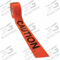 APPROVED VENDOR Barricade Tape: 500 ft Lg, 3 in Wd, Caution Legend, Vinyl, Orange Color (MPN B3530OG16-200). Key specifications — attr981695: Caution; attr981696: Black; attr377522: APPROVED VENDOR.