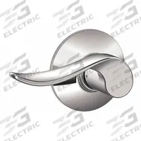 SCHLAGE Door Lockset: Passage Lever Locksets, Chrome, ADA Compliant (MPN F10 SAC 625). Key specifications — Ligature Resistance: Not Ligature-Resistant; Brand: SCHLAGE; Lockset Function ANSI Code: F75; Visual Indicator Message: No Message; Lockset Style: Sacramento; ADA Compliant: Yes; Finish: Bright Chromium-Plated : Brass.