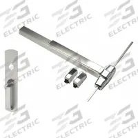VON DUPRIN Surface Vertical Rod: 3 ft Max Door Wd, Aluminum (MPN 9827TP 3 US28). Key specifications — attr1011860: Exit Device; attr1011837: VON DUPRIN; attr1011847: Surface Vertical Rod; attr1011858: Thumbpiece Pull; attr1024139: Touchbar; attr1011835: Yes.
