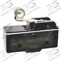 HONEYWELL Snap Action Switch: Roller Lever Actuator, 1NO/1NC, Screw (MPN BZ-2RW8225551-A2). Key specifications — AC Contact Rating: 15 A @ 240 V; Electrical Connection: Screw; Series: BZ; Brand: HONEYWELL.