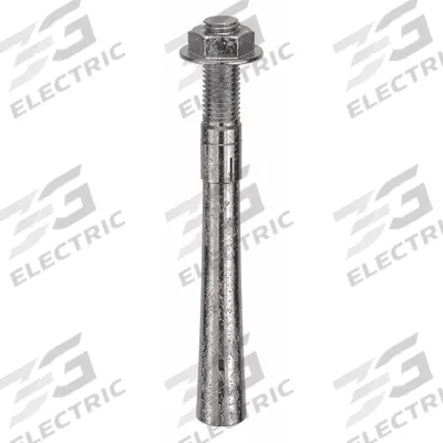 MKT FASTENING Wedge Anchor: 8 1/2 in Overall Lg, 3/4 in Dia, 3/4"-10 Thread Size, Plain - 316 Stainless Steel Wedge Anchors
