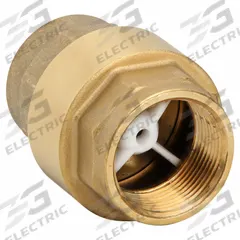 BONOMI Valve: Poppet, Inline Valve Body, 1 1/4 in Pipe Size, FNPT x FNPT, Brass, Female, NPT, NPT (MPN 100003-1-1/4"). Key specifications — Brand: BONOMI.