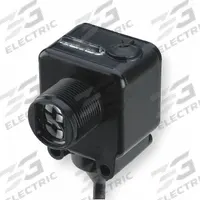 EATON Photoelectric Sensor: M18 Threaded, Non-Terminated Cable, 18-264V AC & 18-50V DC, NPN (MPN E65-SMPP050-GD). Key specifications — Brand: EATON; Electrical Connection: Bare Wire; Manufacturer Part Number: E65-SMPP050-GD; Body Material: Resin; DC Supply Voltage Rating: 18-50V DC; NEMA Enclosure Rating: 4; Series: E65 SM; AC Supply Voltage Rating: 18-264V AC.