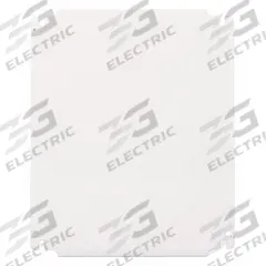 HOFFMAN Panel: Back Panel Panel, 11.07 in Overall Ht, 9.1 in Overall Wd, Steel, Powder Coated (MPN LP3025). Key specifications — Panel Style: Back Panel; Brand: HOFFMAN; Finish: Powder Coated; Manufacturer Part Number: LP3025; Material: Steel.