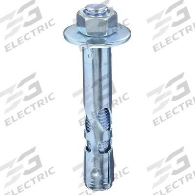 DEWALT Sleeve Anchor: 4 1/4 in Overall Lg, 3/4 in Dia, 5/8"-11 Thread Size, Steel - Sleeve Anchors with Hex Nuts