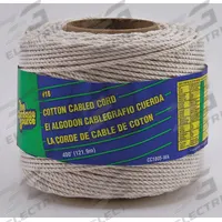 APPROVED VENDOR Twine: Twisted, 20 lb Working Load Limit, Spool, 1/16 in Dia, 400 ft Overall Lg (MPN CC1805-WA). Key specifications — attr987601: APPROVED VENDOR.