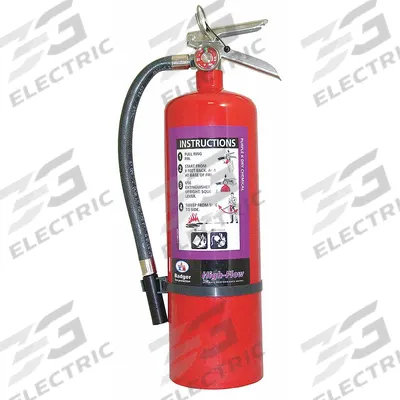 BADGER Fire Extinguisher: 10 lb Extinguisher Capacity, 20B:C - Class BC Fire Extinguishers