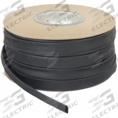 TECHFLEX Heat Shrink Tubing: 0.51 in I.D. Before Shrinking, 0.26 in I.D. After Shrinking, 200 ft Lg (MPN H2N0.50BK). Key specifications — Color: Black; Brand: TECHFLEX.