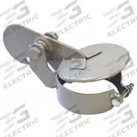 Exhaust Rain Cap: Powder Coated, Steel, Gray, Bolt Mounting (MPN 11010). Key specifications — Color: Gray; Material: Steel; Brand: ANTHES.