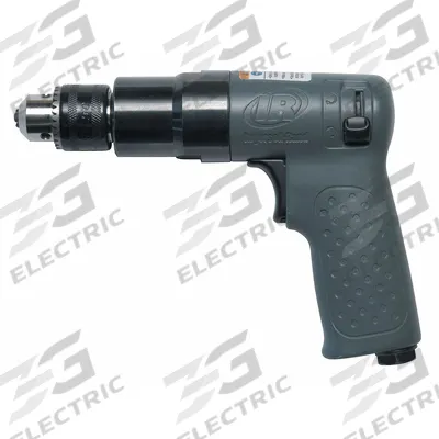 INGERSOLL RAND Air-Powered Drill: 1/4 in Chuck, Heavy Duty, 1,875 RPM, 0.25 hp, Keyed - Pistol-Grip Air-Powered Drills