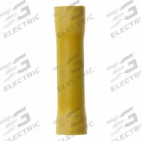 3M Butt Splice Connector: Yellow, Vinyl, For Wire Size 12 AWG – 10 AWG, 600 V, Pack Qty 50 (MPN 58767). Key specifications — Brand: 3M.