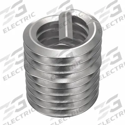 HELI-COIL Helical Insert: Tanged Tang Style, Free-Running, M8-1.25 Thread Size, Plain - Free-Running Tanged Helical Inserts