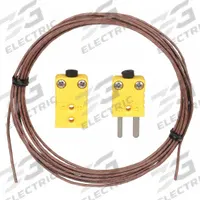 FLUKE Extension Lead: Extension Wire Kit, 500°F Max Temp °F, 260°C Max Temp °C, Male, Mini Connector (MPN 80PK-EXT). Key specifications — End 1 Connection Type: Mini Connector; End 2 Connection Gender: Female; End 2 Connection Type: Mini Connector; End 1 Connection Gender: Male; Brand: FLUKE.