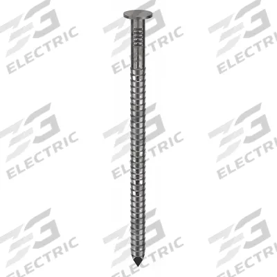 SENCO Siding Nails,1 3/4" L,Galvanized,PK3600: Siding Nails, Flat, Ring, Steel - Collated Siding Nails