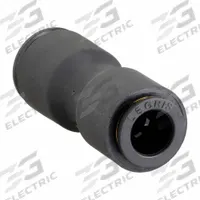 LEGRIS Push-Fit Union Fitting: 12 mm OD x 16 mm OD Size, Push-to-Connect x Push-to-Connect, Black (MPN 3106 12 16). Key specifications — Brand: LEGRIS.