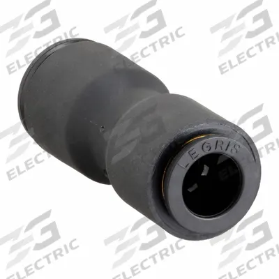 LEGRIS Push-Fit Union Fitting: 12 mm OD x 16 mm OD Size, Push-to-Connect x Push-to-Connect - Nylon & Nickel-Plated Brass Tube Fittings
