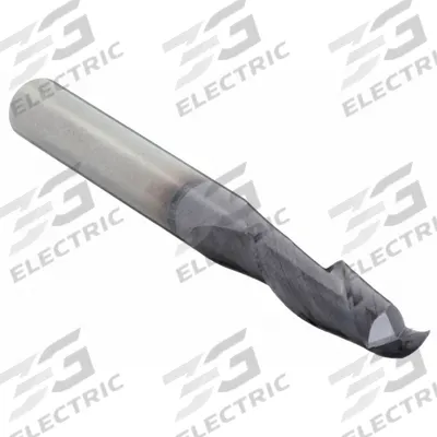 CLEVELAND Square End Mill: Carbide, TiAlN Coated, 2 Flute, 3/16" Mill Dia, 5/16" LOC - General Purpose Carbide Square End Mills