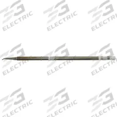 HAKKO Soldering Tip: T15 Series, Bent Chisel, 1 mm W, 3 mm Lg (MPN T15-1605). Key specifications — Brand: HAKKO; Compatible Handpiece Manufacturer Model Number: FM-2028; Manufacturer Part Number: T15-1605.