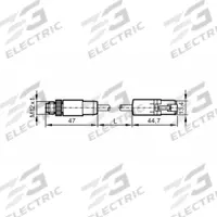 IFM Ethernet Cable: Cat6a, M12 Male Straight x RJ45 Male Straight, 5 m Lg, PVC, Blue, X Coding (MPN ZH4114). Key specifications — Brand: IFM; Cable Jacket Color: Blue; End 1 Coding: X; IP Rating: IP67; Performance Category: Cat6a.