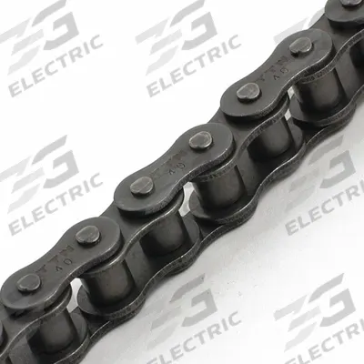 TRITAN Roller Chain: Single Strand, 100, 1 1/4 in Pitch, Steel, 50 ft Overall Lg - Standard Roller Chains