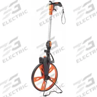 KESON Measuring Wheel: 9,999 ft Range, Adj Handle Handle, Spoked Single Wheel, Rubber Tread, Hand (MPN RRT12). Key specifications — attr939182: Aluminum; attr939189: Mechanical Measuring Wheel; attr934748: RRT12; attr939173: Batteries Not Required; attr939175: Hand; attr939180: Foldable; attr939193: SAE; attr939184: Plastic.