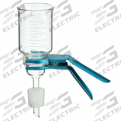 SIBATA Filter System: 47 mm Dia, Fritted Glass, 300 mL Funnel Capacity - Microfiltration Assemblies