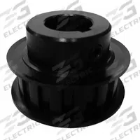 APPROVED VENDOR Timing Pulley: Trapezoidal, Fixed, For L Timing Belt Section, For 1/2 in Belt Wd (MPN 15LF050X3/4). Key specifications — Brand: APPROVED VENDOR; Tooth Profile: Trapezoidal; Finish: Black Oxide.