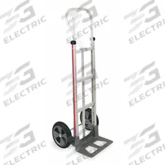 MAGLINER General Purpose Hand Truck: 500 lb, Single-Loop, Silver, Aluminum, Tread on Core, Rubber (MPN HMK25AAAB). Key specifications — Brand: MAGLINER.