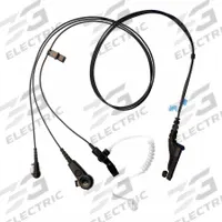 MOTOROLA Earpiece: Fits Motorola, For APX Series, Earbud, Push To Talk, Black, 3 Wires, Wired (MPN PMLN6123A). Key specifications — attr921008: APX; attr921002: Yes; attr920998: PMLN6123A; attr921012: MOTOROLA.
