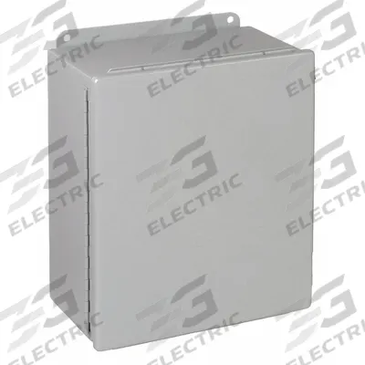 HOFFMAN Enclosure: Steel, 10 in x 8 in x 5 in, NEMA 12/13, Solid Cover - Steel Dust-Tight Enclosures