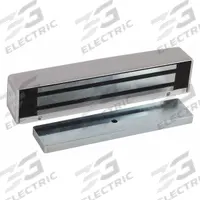 SECURITRON Electromagnetic Lock: 11 1/2 in Lg, 2 9/16 in Wd, 2 1/2 in Ht (MPN M680EBD 628). Key specifications — Release Delay: Instantaneous; Series: M680E; Material: Aluminum; Brand: SECURITRON.