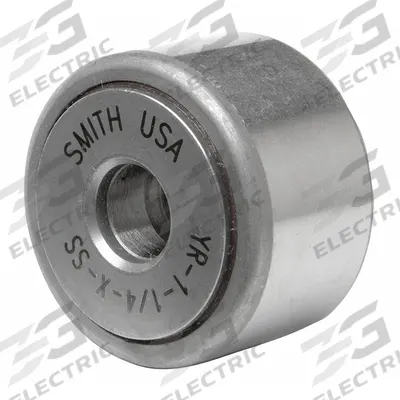 SMITH BEARING Yoke Roller: 1 3/8 in Roller Dia, Std, 1 Row, Dbl Sealed, Flat - Corrosion-Resistant Yoke Cam Followers