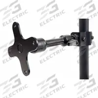 GAMBER-JOHNSON Device Mount: Device Mount, Forklifts, Black, 3 7/8 in Overall Ht (MPN 7160-1533-01). Key specifications — Product Type: Device Mount; Color: Black; Includes: 6 in Medium Dog-Bone; Features: Easy to Install Mounting; Compatible Vehicle Type: Forklifts.