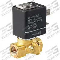 ASCO Solenoid Valve: 2-Way, Normally Closed, 1/8 in Pipe Size, 220V AC/240V AC, Compact, Brass Body (MPN SC8256B045V). Key specifications — Pipe Size: 1/8 in; Voltage: 240V AC; Brand: ASCO.