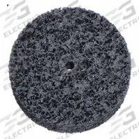 SCOTCH-BRITE Unitized Wheel: 3 in Dia x 1 in W, 1/4 in Arbor Hole, Silicon Carbide, Hard (7), 10 PK (MPN 61500007879). Key specifications — Series: CS-UW; Brand: SCOTCH-BRITE.