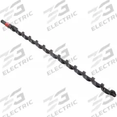 MILWAUKEE Auger Drill Bit: 5/8 in Drill Bit Size, 30 in Overall Lg, Hex Shank, Pole Auger Auger (MPN 48-13-6904). Key specifications — attr255259: Pole Auger; attr255260: Steel; attr255261: PTFE; attr277197: MILWAUKEE.