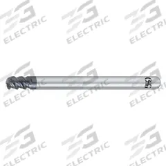 OSG Corner Radius End Mill: Carbide, WXS Coated, 3 Flute, 10 mm Mill Dia, 15 mm LOC, 2 mm Rad (MPN 3092101)
