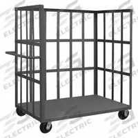 APPROVED VENDOR Stock Truck: 3,000 lb, Flush Lip, 38 in L x 81 in W x 58 in H Overall Dim., Phenolic (MPN OPT-7236-1-6PH-95). Key specifications — Shelf Adjustability: Fixed; Brand: APPROVED VENDOR; Color: Gray; Caster/Wheel Configuration: (2) Rigid.