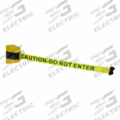 APPROVED VENDOR Wall Mounted Retractable Belt Barrier: Magnet, 7 ft Belt Lg - Magnetic-Mount Retractable Belt Barriers