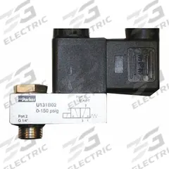 PARKER Air Pilot Valve: 120/110V AC, U131B02NDAF