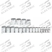 PROTO Socket Set: 1/2 in Drive, 19 Piece, 12-Point, SAE, 3/8 in to 1 1/2 in (MPN J54113-TT). Key specifications — attr1224269: 1/2 in; attr1204685: Not Tether Capable; attr1204650: 3/8 in to 1-1/2 in; attr1204673: Socket Bits Not Included; attr1204688: PROTO; attr1206170: Standard Sockets.