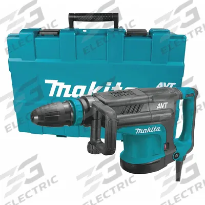 MAKITA Demolition Hammer: Corded, Chipper, SDS-Max, 18.8 ft-lb, 1,900 bpm, 23.8 lb Wt - Chipper-Style Corded Demolition Hammers
