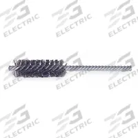 WEILER Double Spiral Tube Brush: Double Stem, Brass, 1/2 in Dia, 0.004 in Fill Dia, 5/32 in Stem Dia (MPN 91093). Key specifications — Brand: WEILER.