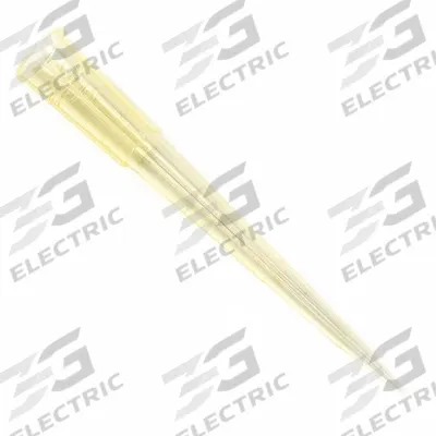GLOBE SCIENTIFIC Pipette Tip: Non-Sterile, 200 ul Capacity, Bulk Bag, No Filter, Yellow - Non-Strerile Pipette Tips
