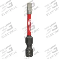MILWAUKEE Power Bit: Power Bit, Slotted Head, Imperial, 3/16" Bit Industry Size, Std, Impact Rated (MPN 48-32-4919). Key specifications — attr1119753: Alloy Steel; attr1119759: Standard; attr1119760: MILWAUKEE; attr1119757: Hex.