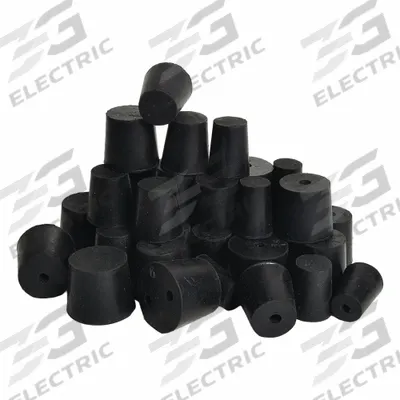 UNITED SCIENTIFIC SUPPLIES Stopper: Rubber, 8 1/2 Stopper Size, 36 mm Bottom Dia, 43 mm Top Dia, 25 mm Overall Ht - Rubber Stoppers