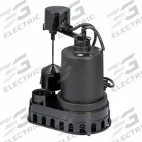 DAYTON Sump Pump: 1/3 hp, 25 ft Max. Head, 4.1 A, Thermoplastic, Piggyback Vertical (MPN 92372). Key specifications — Brand: DAYTON; Switch: Piggyback Vertical.