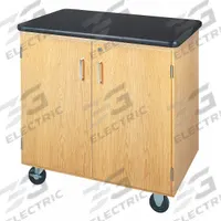 Cabinet: 36 in Overall Dp, 36 in Overall Wd, Wood, Beige (MPN 4401K). Key specifications — Product Type: Mobile Cabinet; Brand: DIVERSIFIED SPACES; Material: Wood; Cabinet Type: Mobile Cabinets.