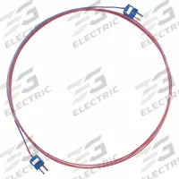 SANI-LOCK Extension Lead: Extension Lead, For Type T Thermocouple Type, 12 ft Extension Cable Lg (MPN ACC-EX-T-12-MM). Key specifications — attr1286510: Mini Connector; attr1286511: Male; attr1286512: Mini Connector; attr1286509: Male; attr1276105: SANI-LOCK.